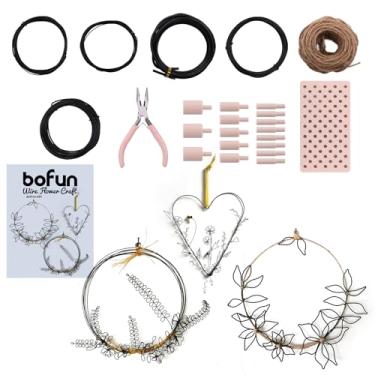 Imagem de Guirlanda de flores de arame DIY (preto)