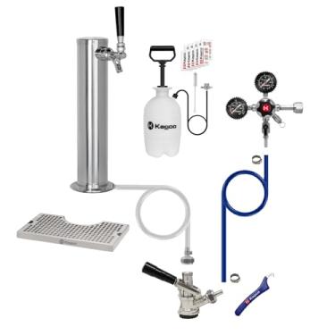 Imagem de Kit de conversão Ultimate Tower Kegerator com kit de limpeza sem enxágue - sem tanque