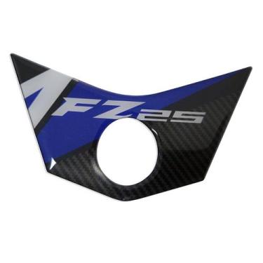 Imagem de Adesivo Protetor Tank Pad Fz25 2017 a 2020 Compatível Rabeta Resinado 