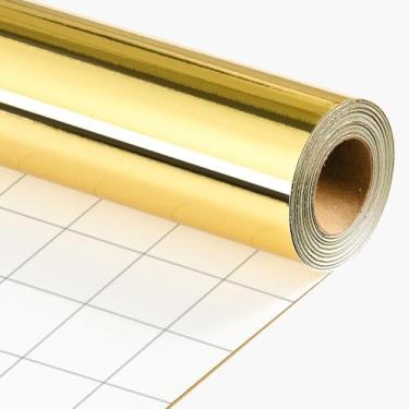 Imagem de Rollo de Papel de Regalo Merture Dorado 43 cm x 20 m Dorado Metálico