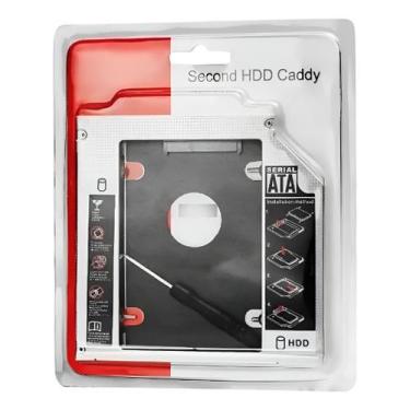Imagem de Drive Caddy 9.5mm Para Hd Ou Ssd Notebook Entrada Sata - Genérica