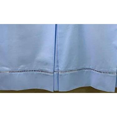 Imagem de Saia para berço nacional e americano tecido 400 fios - outros, Azul