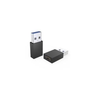 Imagem de Adaptador USB 3.0 tipo A macho para tipo C fêmea - Lightbek Official S