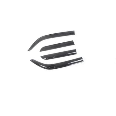 Imagem de GRJQRKHZ Defletor de janela lateral de carro para L&EXUS Ls430 2001-2006 Weathershied viseira de porta vento sol proteção chuva janela lateral defletores de vento