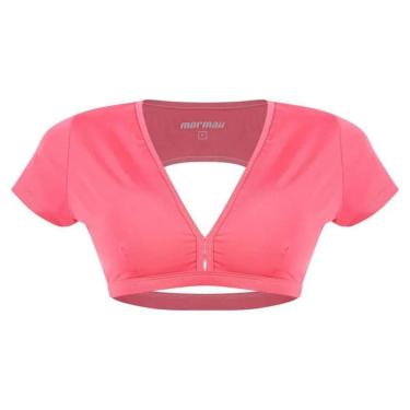 Imagem de Top Mormaii Cropped Manga Beach Sports Liso Feminino