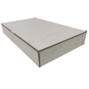 Imagem de Porta Joias Organizador Divisórias, Multiuso para Bijuterias, Peças e Materiais de Artesanato(Cru)