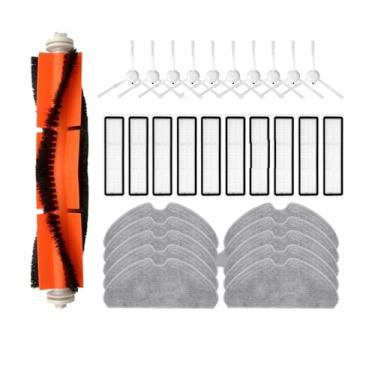 Imagem de Compatible With Compatible With (Dreame D9 Max White) Roller Side Brush Hepa Filter Mop Cloths Rag Robot Vacuum Cleaner Accessory Spare Part(Set Q)