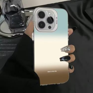 Imagem de MVVKKY Capa de celular prateada fosca com gradiente de luxo para Samsung S23 Ultra (para Samsung S23 Ultra/3)