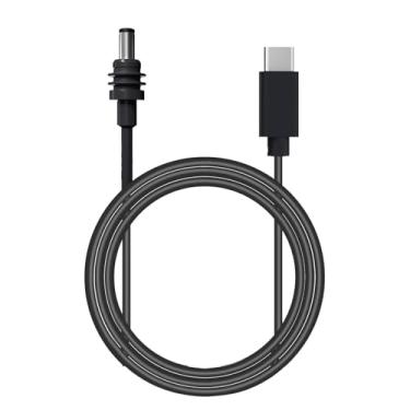 Imagem de Cabo de Alimentação USB C a CC, Cordão de Carregamento de Antena de Mini Prato, Fio Portátil e Compacto, Estável e 18awg de Cobre para 100w PD Power Bank, 5m de Comprimento,