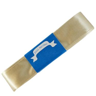 Imagem de TRADER, Fita De Cetim Trader 22mm N°5 Com 10 Metros, Bege