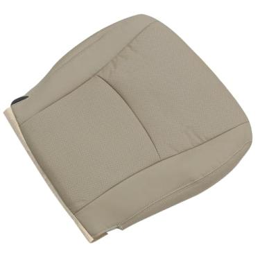 Imagem de Vigoraze Capa de assento de couro perfurado de substituição inferior do passageiro dianteiro bronze compatível com Toyota Highlander 2008 2009 2010 2011 2012 2013