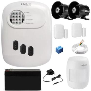 Imagem de Kit Alarme Intelbras 1 Sensores Presença CF e 2 Magneticos
