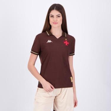 Imagem de Camisa Kappa Vasco III 2025 Feminina, GG