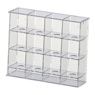 Imagem de KiBcsLic Suporte de acrílico para bolas de golfe, coleção de estojos, suprimentos práticos e transparentes para bolas de golfe, suporte de parede para de golfe, 12 Grades