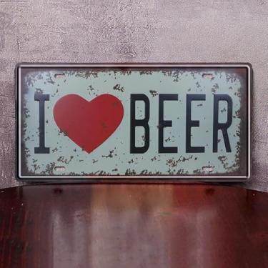 Imagem de Placa de arte de parede de metal retrô, decoração rústica industrial vintage para bar, cozinha, café, decoração de parede de casa exclusiva pronta para pendurar (estilo 4)