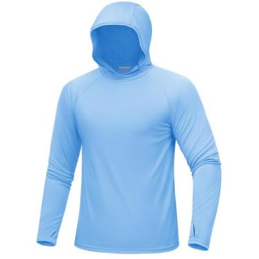 Imagem de Camisa de manga comprida MAGCOMSEN UPF 50+ com proteção solar para hom