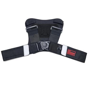 Imagem de USWE Arnês para câmera de ação – Compatível com todas as mochilas sem salto e câmeras GoPro, montado na frente no peitoral (NDM 1 (M-XL))