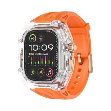 Imagem de Capa Protetora Transparente Com Alça De TPU Para Apple Watch Ultra 9 S