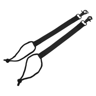 Imagem de UGPLM Conjunto de 2 tiras de fixação para snowboard, unissex, substituição direta, acessório profissional premium fácil de instalar. Leash para snowboard.