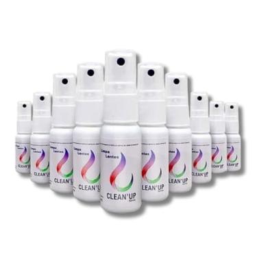 Imagem de kit 10 limpa lentes clean up 25 ml