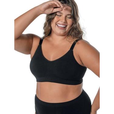 Imagem de Sutiã Ultraleve Plus DeMillus 61156, Preto, UN