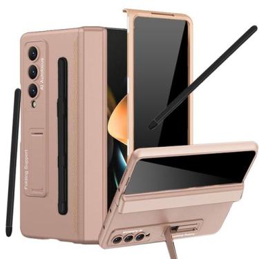 Imagem de Capa YQODSZ para Samsung Galaxy Z Fold 4 com tela de privacidade e S P