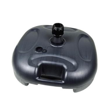 Imagem de IEUDNS Suporte para guarda- de pátio, suprimentos de suporte, reposição de 20L, base em arco de balão, suporte para móveis de área externa, piscina, Preto