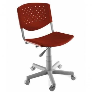 Imagem de Cadeira Giratória Linha Polipropileno Atenas Vermelho