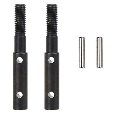 Imagem de SIWOTED 2 peças eixo dianteiro traseiro portal stub apto para axial capra scx10 iii ax103007 1/10 rc crawler carro