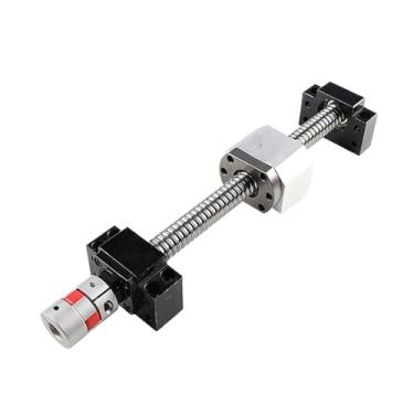 Imagem de Conjunto de parafusos esféricos: 1605/1610/2005 com BK12BF12 / BK15BF15 extremidade usinada + porca SFU1605/ 2005+ caixa de porca + suporte (SFU2005, 1300 mm)