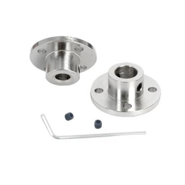 Imagem de S25HH0 3 mm, 3,17 mm, 4 mm, 5 mm, 6 mm, 6,35 mm, 7 mm, 8 mm, 10 mm, 11 mm, 12 mm, 14 mm, rígido F.l.a.n.g.e. Conector de suporte do acoplador do eixo do guia do motor (12 mm)