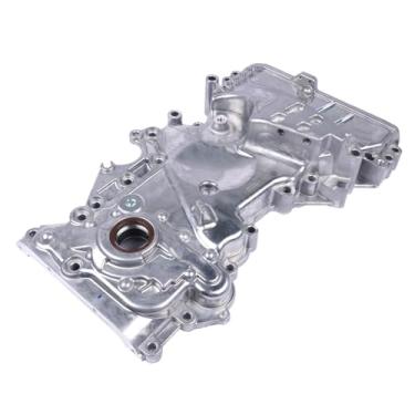 Imagem de TEKKOAUTO Substituição da tampa da bomba de óleo da corrente de distribuição para Hyundai Tucson Kia Soul 2014-2019 Forte5 Forte 2014-2018 2.0L 213502E350