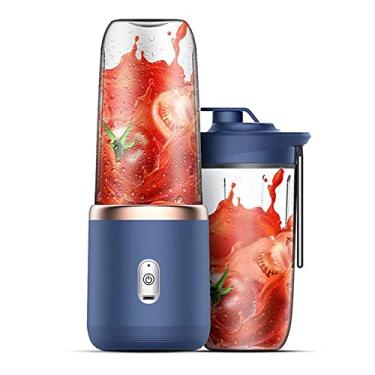 Imagem de Liquidificador Portátil Mixer 40W Tamanho Pessoal Copo Recarregável USB Rápido para Sucos Smoothies Protein Shakes