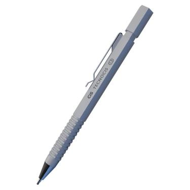 Imagem de Lapiseira Cis Tecnocis 1,3 Mm Corpo Sextavado Grip Anatômico Prata Prata