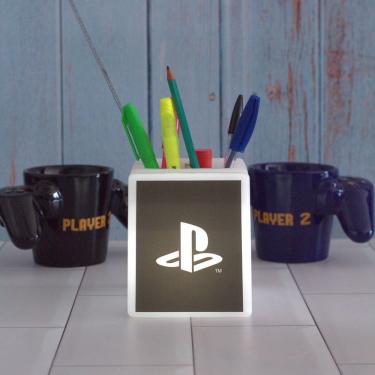 Imagem de Organizador De Mesa Iluminado Playstation Logolight