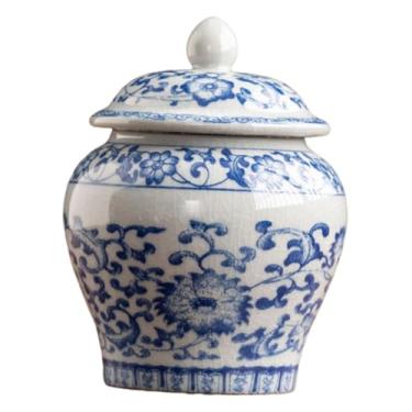 Imagem de Baoblaze Pote de cerâmica para chá, porta-chá de cozinha, estilo chinês, decoração prática e multifuncional, com vedação hermética, Style a