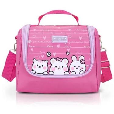Imagem de Lancheira Térmica Infantil Amiguinhos - Jacki Design, Pink