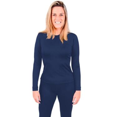 Imagem de Camisa Térmica Segunda Pele RT Feminino Frio Intenso Viagens Neve Esportes Aventura-Feminino