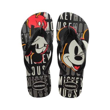 Imagem de Chinelo Havaianas Top Disney Mickey - PRETO - 43/44-Masculino