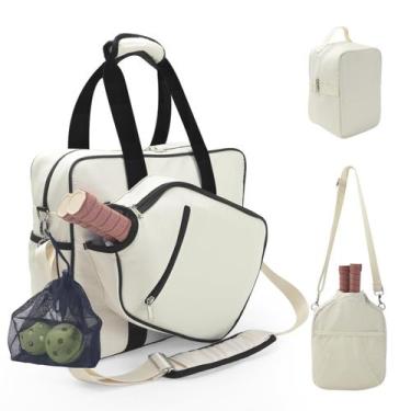 Imagem de Bolsa Tote de Pickleball LAKE OF FIRE de Nylon Resistente al Agua