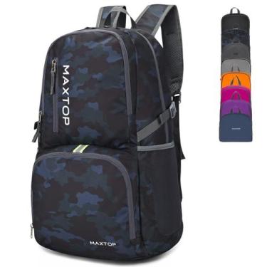 Imagem de Mochila leve MAXTOP, embalável, 40/50L para caminhadas e acampamentos