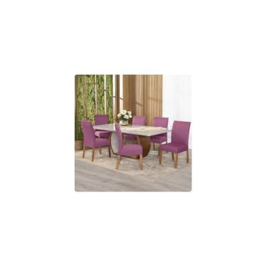 Imagem de Capa para Cadeira em Poliéster e Elastano, Rose, Ajustável 42-50cm x 45-55cm, Proteção para Assento e Encosto