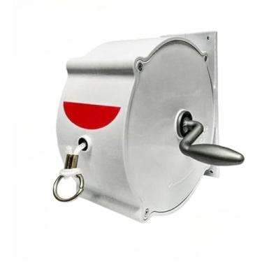 Imagem de Varal De Roupas Retrátil Recolhivel Para Parede Seca Fácil Com Corda De 30m Manivela Apartamento