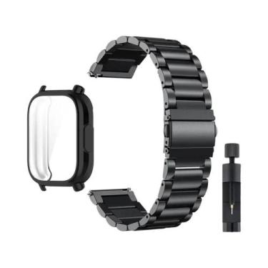Imagem de Pulseira De Metal Em Aço Inoxidável Para Redmi Watch 5 Active, Estojo 