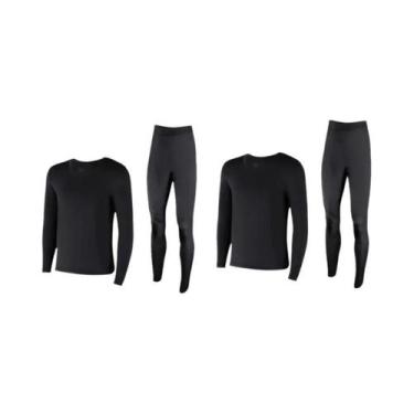 Imagem de Roupa Térmica Ultra-Fina Para Homens, Calças Longas Heattech Com Tempe