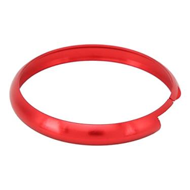 Imagem de Naroote Moldura Lateral de Chave Remota de para Mini R55 R56 R57 R58 R59 R60 Liga de Alumínio Anodizado Decoração Fob para Mini Amantes (Vermelho)
