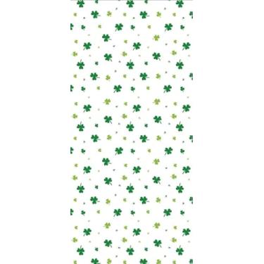 Imagem de Quera Pacote com 2 toalhas de mão do dia de São Patrício trevo verde trevo 100% algodão macio absorvente conjunto de toalhas de banheiro decorativas para limpeza, cozinha, uso diário, presentes, 35 x