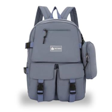 Imagem de Mochila Escolar Estojo (AZUL)