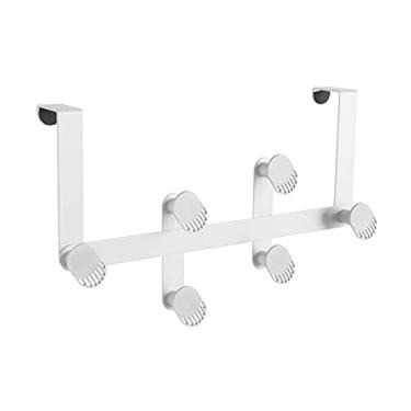 Imagem de Cabide de parede para pendurar na parede cabide de porta cabide de armário de cozinha suporte de armazenamento de toalha de banheiro doméstico cabide de cabide montado na parede (cor: B) (B)