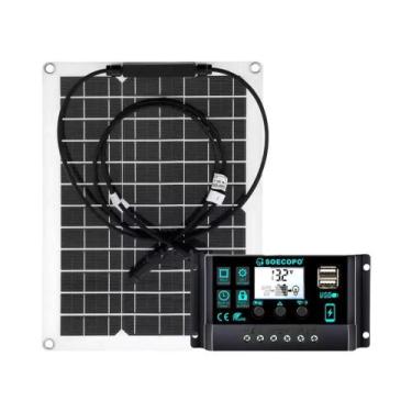 Imagem de Kit De Painel Solar Flexível À Prova d'Água De Alta Eficiência Com Con